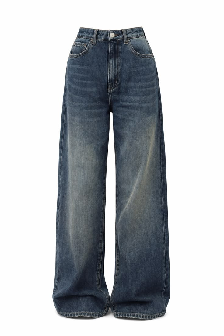 jean oversize à jambes larges