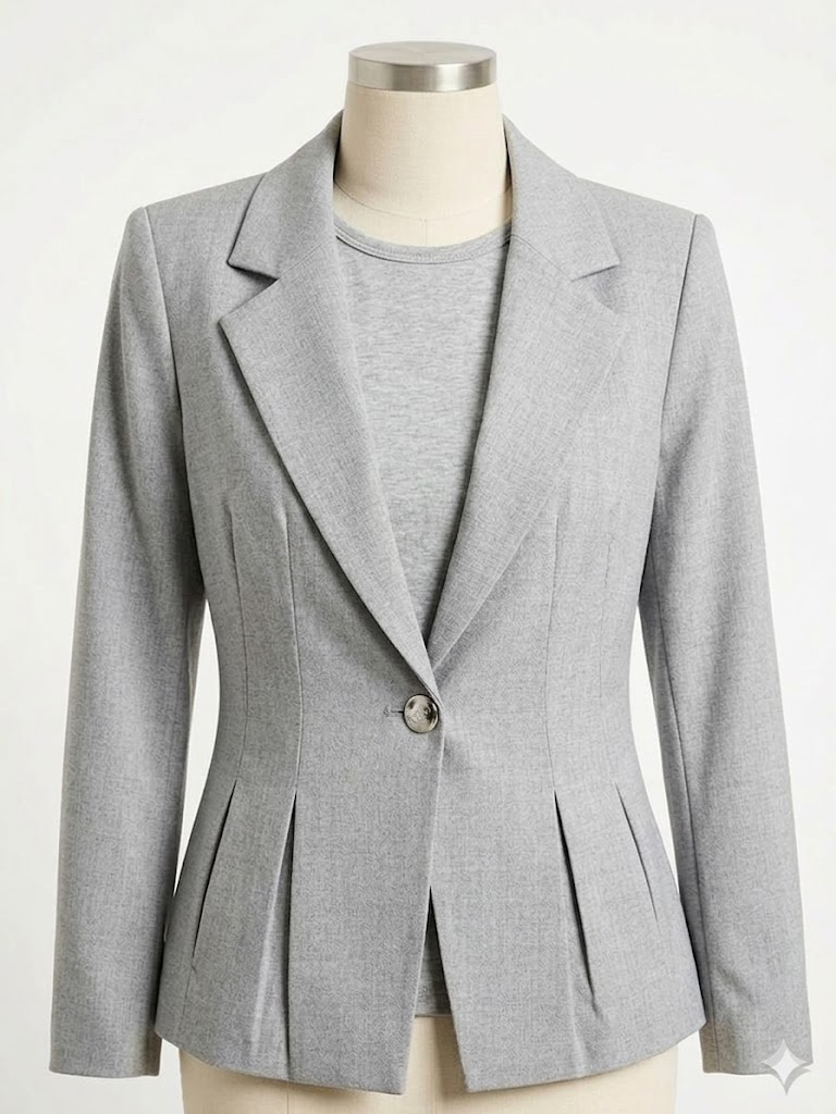 élégant costume gris clair