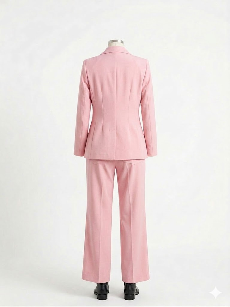 costume rose élégant