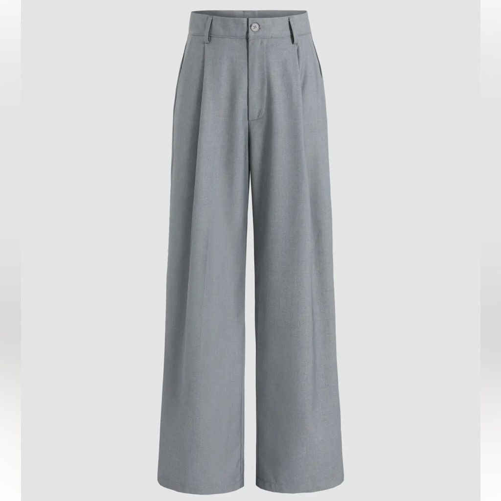 Pantalon Large Taille Haute